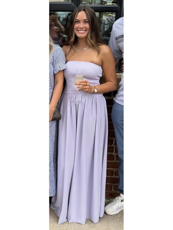 SOLID & STRIPED Dresses & Skirts - SOLID & STRIPED The Strapless Soglio Dress in Lilac Pastel Size Small